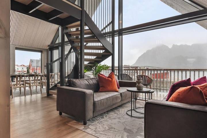 Gîte pour 13 personnes, avec vue et balcon dans Henningsvær - 4