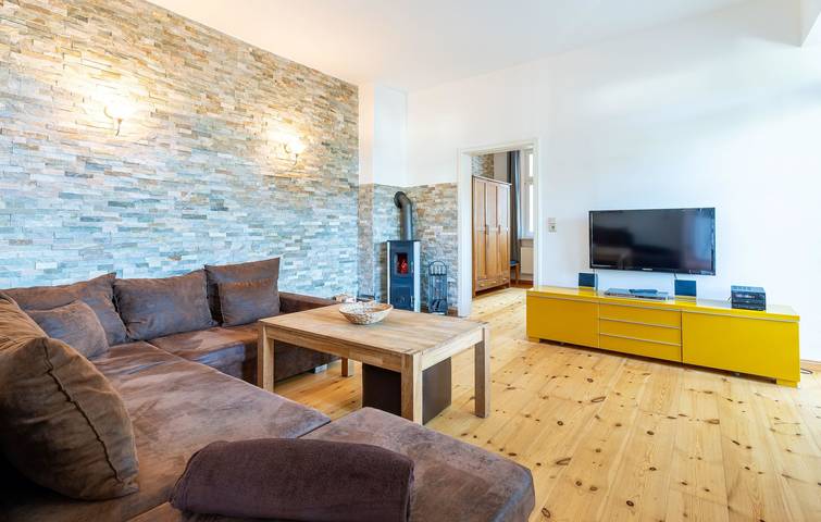 Ferienhaus mit Meerblick für 4 Personen, mit Terrasse und Garten