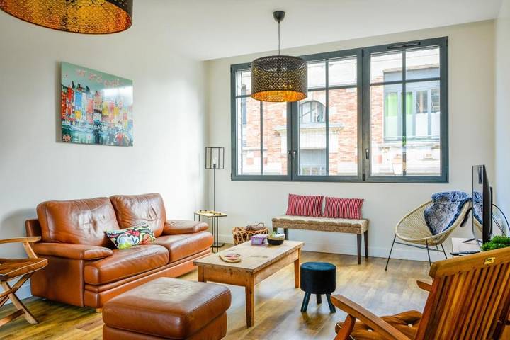 Location de vacances pour 4 personnes, avec terrasse et vue à Honfleur