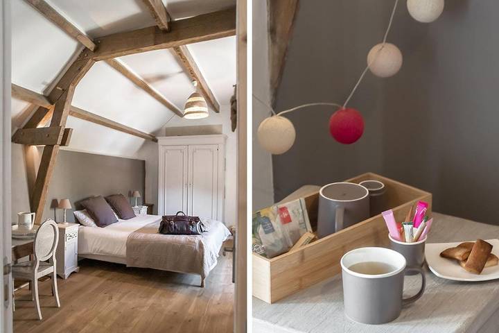 Chambre d’hôte pour 3 personnes, avec terrasse ainsi que jardin et vue à Mosles - 4