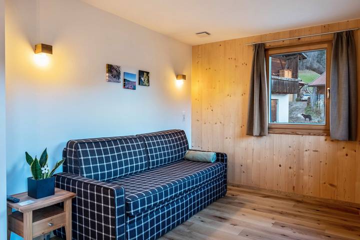 Ganze Wohnung, Ferienwohnung Mittnackerhof Ringelblume mit Bergblick, Balkon und Wlan in Sarntal, Sarntaler Alpen