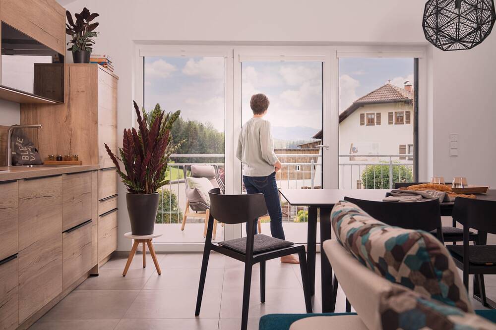 Ganze Wohnung, Stilvolle Ferienwohnung (65qm) mit wunderschöner Aussicht auf das Fichtelgebirge in Wunsiedel, Landkreis Wunsiedel im Fichtelgebirge