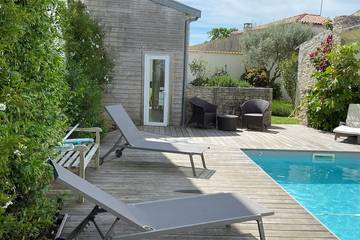 Gîte pour 10 personnes, avec jardin à Nieul-sur-Mer