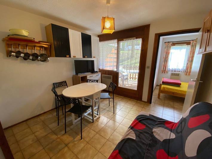 Ganze Wohnung, Gemütliches Apartment, nahe Etale, südlicher Balkon, Parkplatz in La Clusaz, Annecy und Umgebung