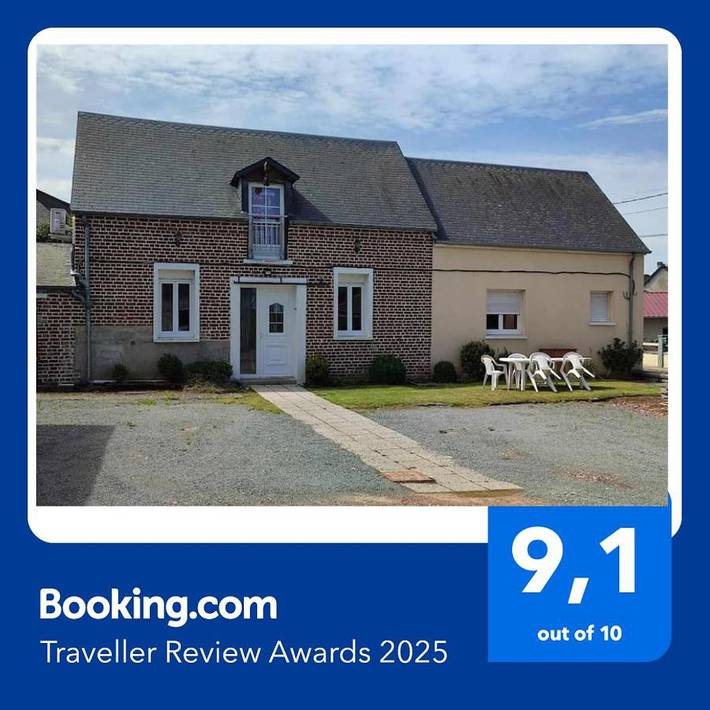 Location de vacances pour 5 personnes, avec terrasse à Vaudricourt