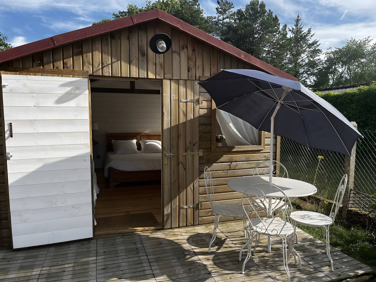 Chalet La Bienvenue à Vouzon avec Wi-Fi in Vouzon, Sologne