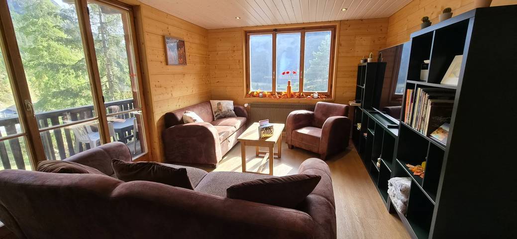 Appartement de vacances pour 6 personnes, avec Balcon et Jardin à Evolène