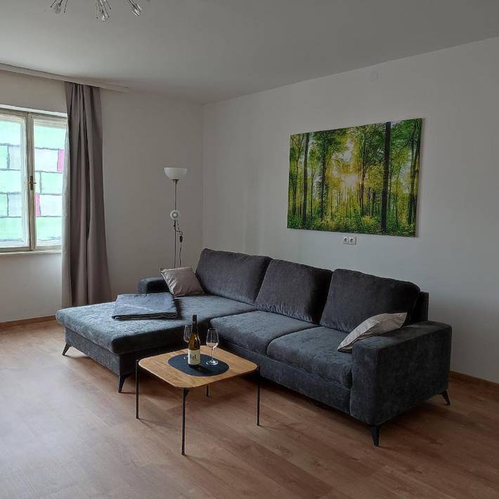 Ferienwohnung für 3 Personen, mit Balkon und Ausblick