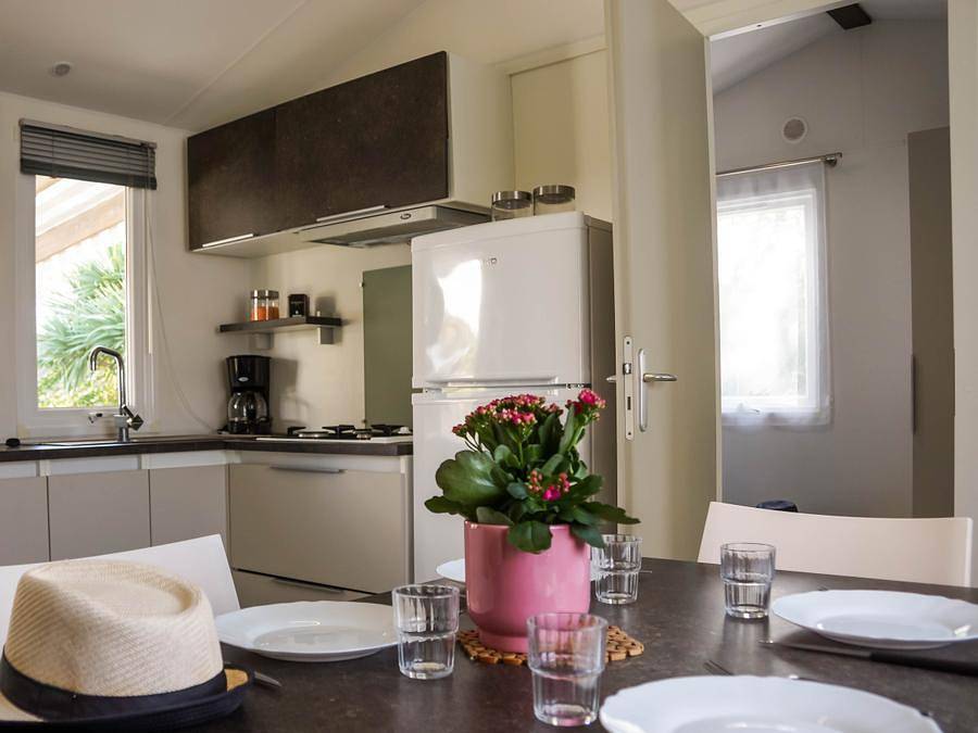 Camping Le Lagon Bleu - Mobilhome 4 personnes - Ibiza 2 chambres avec terrasse in Notre-Dame-de-Monts, Vendée