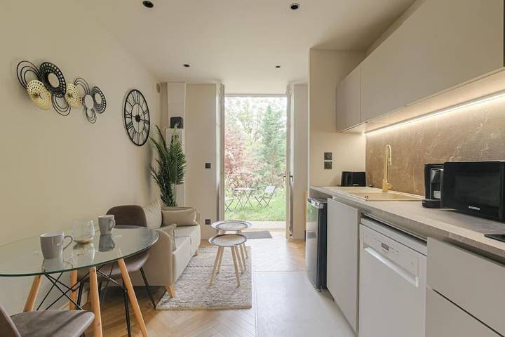 Appartement de vacances pour 2 personnes, avec jardin