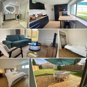 Gîte pour 6 personnes, avec vue et jardin dans Divatte-sur-Loire
