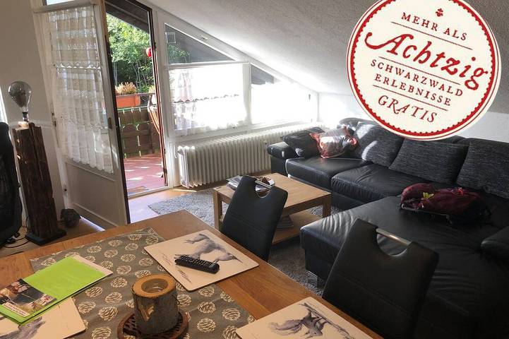 Ferienwohnung für 2 Personen, mit Balkon in Bad Wildbad