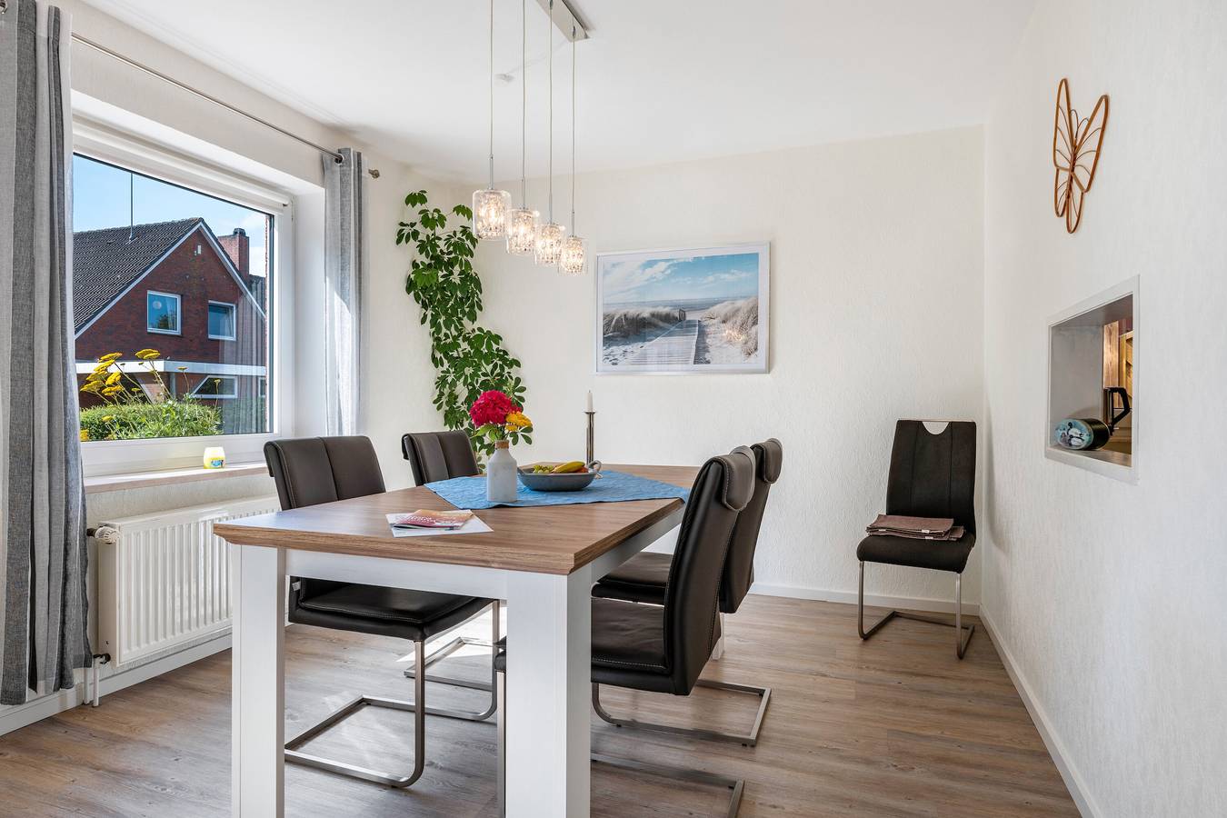 Appartement entier, Appartement '3' avec terrasse partagée, jardin commun et Wi-Fi in Nordstrand (Municipality), Nordstrand