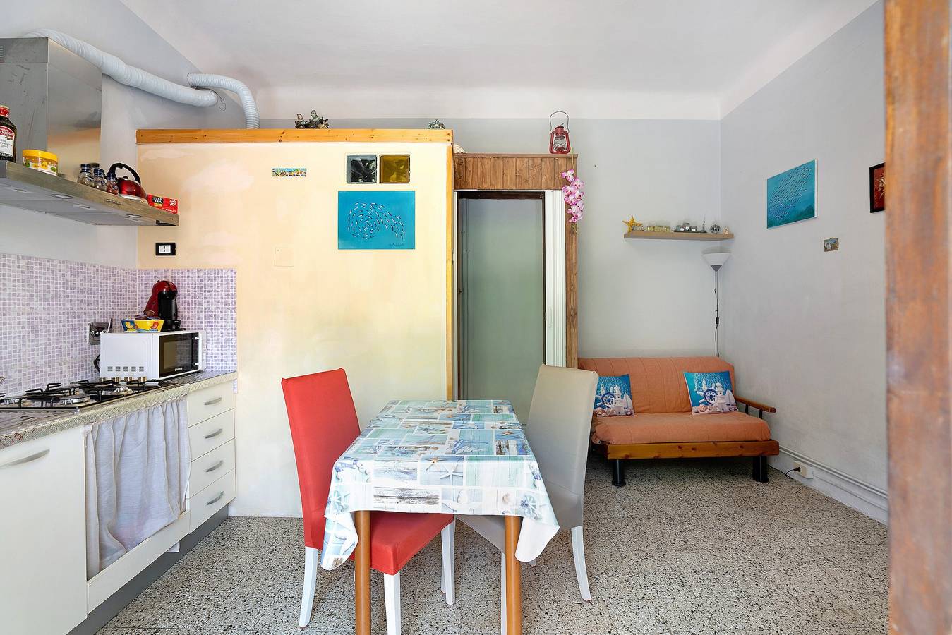 Appartement entier, Appartement de vacances Acciuga House avec balcon, jardin partagé & Wi-Fi in Biassa, La Spezia