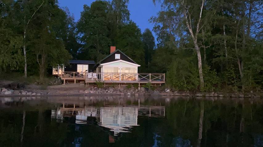 Maison de vacances pour 5 personnes, avec vue sur le lac et terrasse ainsi que sauna et jardin - 1