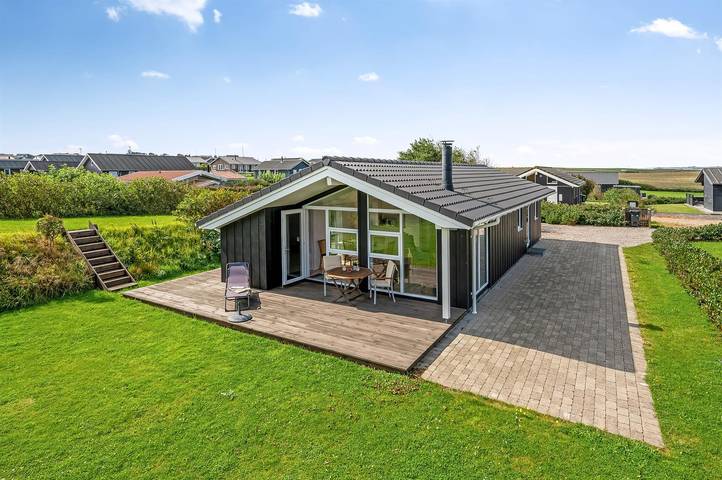 Ferieudlejning for 6 personer, med Terrasse i Gjeller Odde