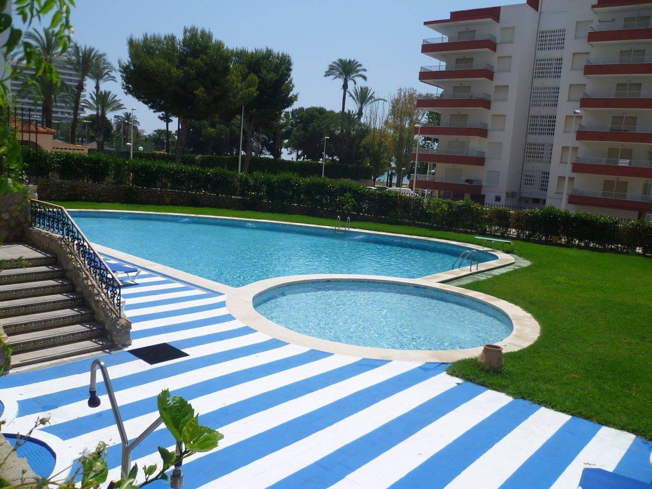 Ganze Wohnung, Familienwohnung in Cullera mit Terrasse und Pool, strandnah in Cullera, Costa de Valencia