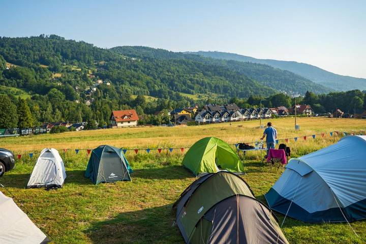 Kemping dla 4 osób, z widok w Śląsk