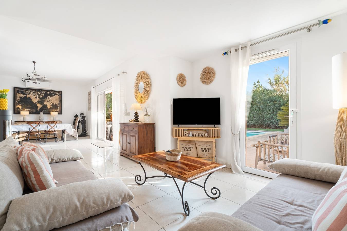 Villa les Citronniers - Piscine, 100 m de la plage in La Nartelle, Sainte-Maxime