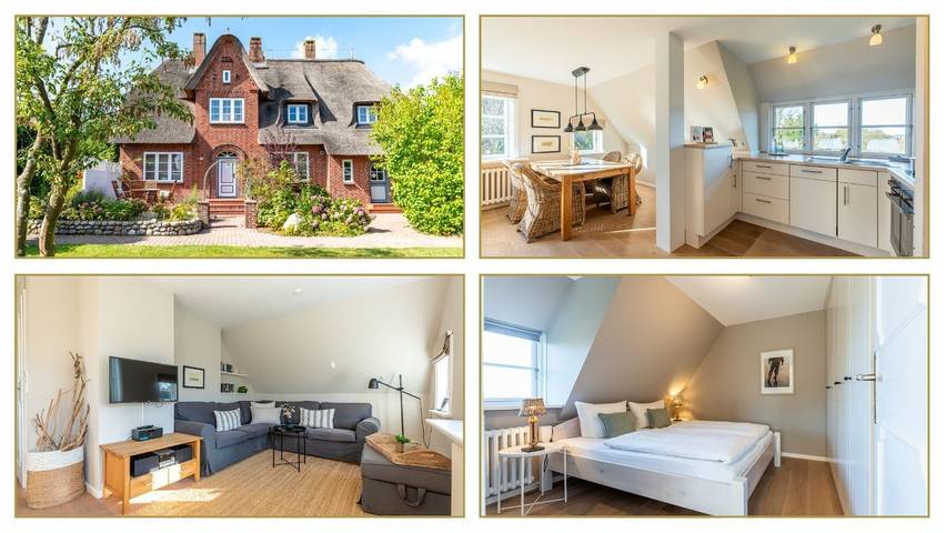 Ferienwohnung für 4 Personen, mit Terrasse und Garten sowie Ausblick in Nordfriesische Inseln (Schleswig-Holstein) (Schleswig-Holstein), Wrixum