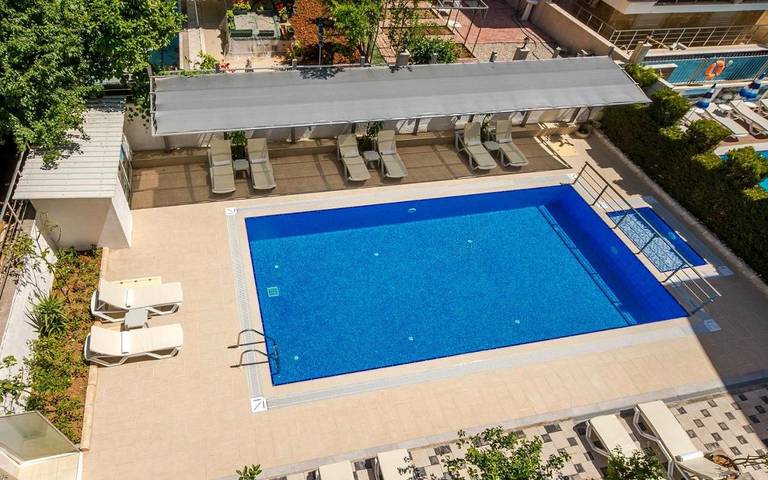 Hôtel pour 4 personnes, avec jardin ainsi que vue et piscine à Antalya - 4
