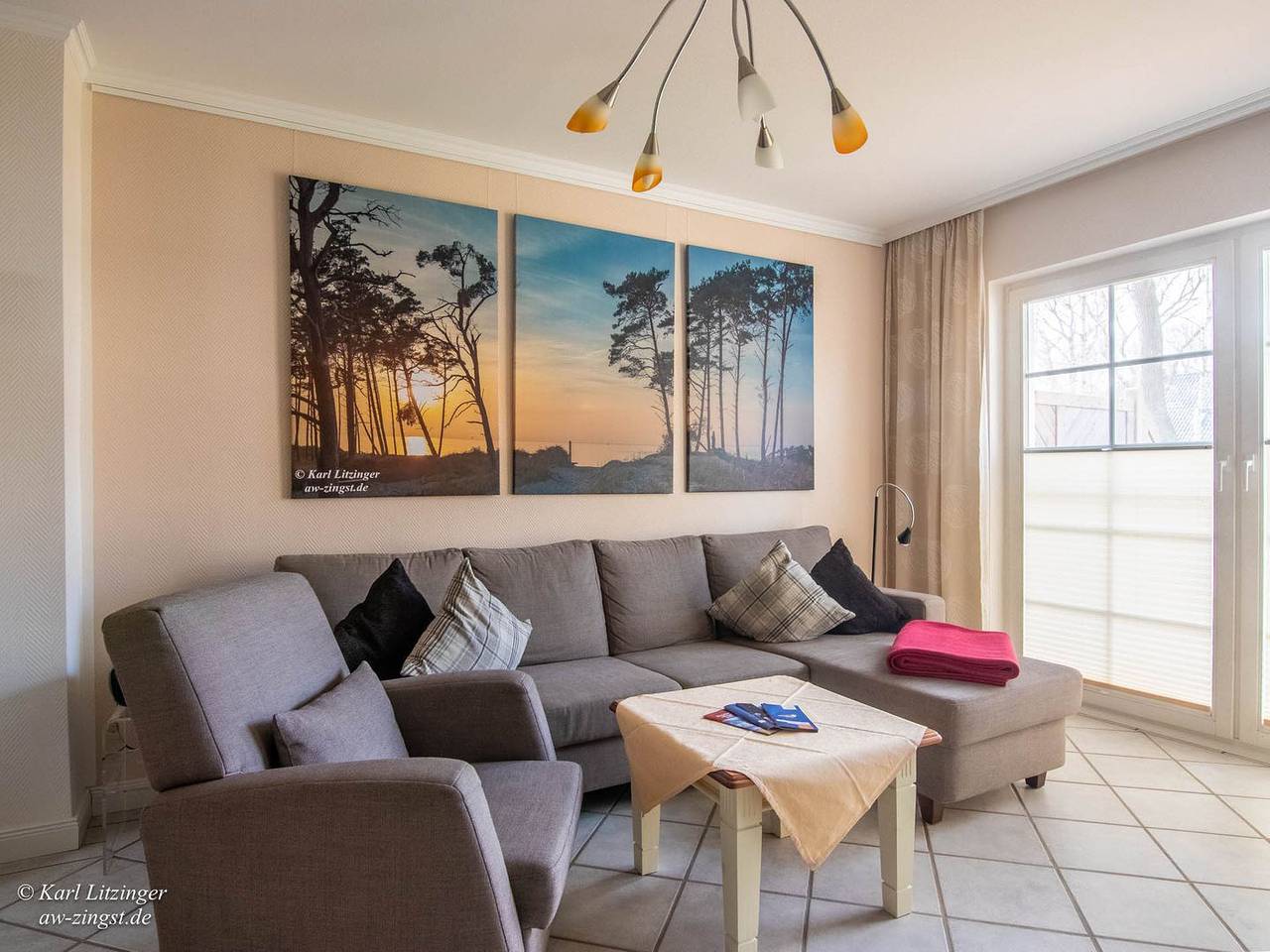 Geräumiges Reihenhaus mit Terrasse bis 3 Personen in ruhiger Lage. in Zingst, Fischland - Darß - Zingst