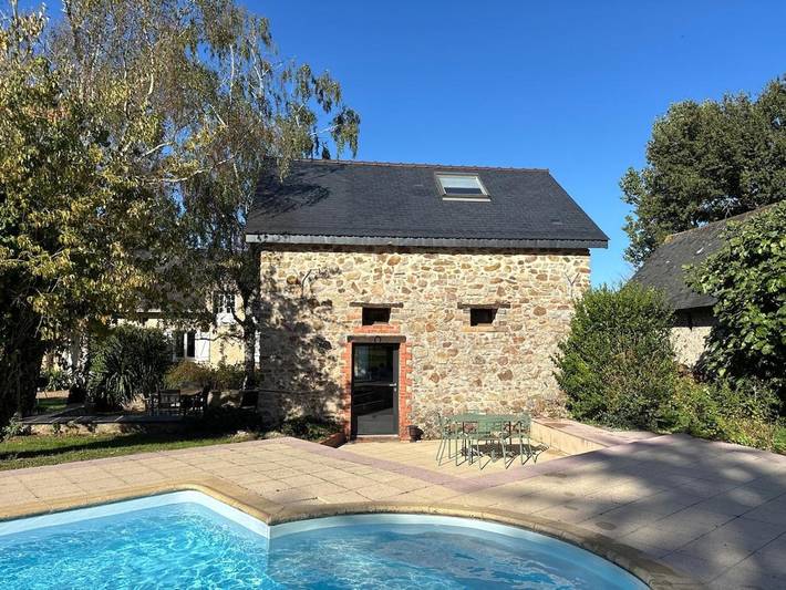 Maison de vacances pour 4 personnes, avec vue ainsi que piscine et terrasse