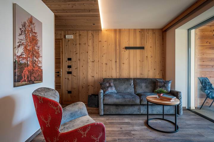 Appartement entier, Appartement 'Larice' avec vue sur les montagnes, Wi-Fi et climatisation in Cavedago, Massif de Brenta