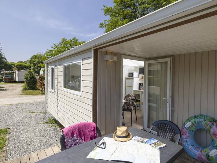 Mobil home pour 4 personnes, avec piscine et bassin pour enfant à Rochefort-en-Terre - 3