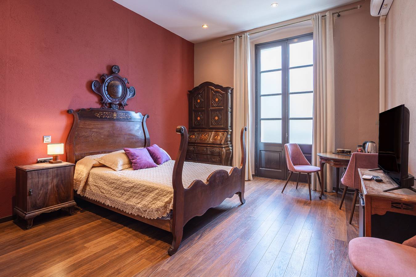 Zimmer 'Ca N'arago 1' mit Gemeinschaftspool, Wlan und Klimaanlage in Santa Coloma de Farners, Girona Provinz