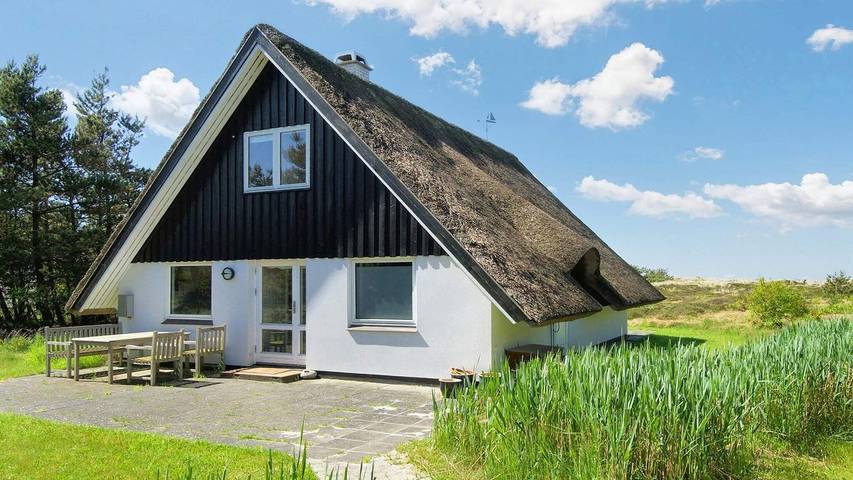 Ferieudlejning for 7 personer, med terrasse i Ellinge Lyng