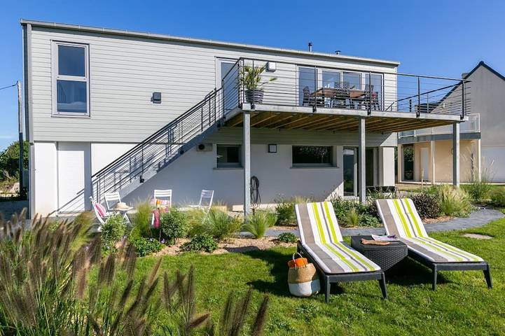 Location de vacances pour 5 personnes, avec Balcon et Jardin dans Plage de Meneham