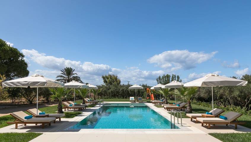 Villa für 10 Personen, mit Pool und Meerblick sowie Balkon und Garten auf Kreta - 4