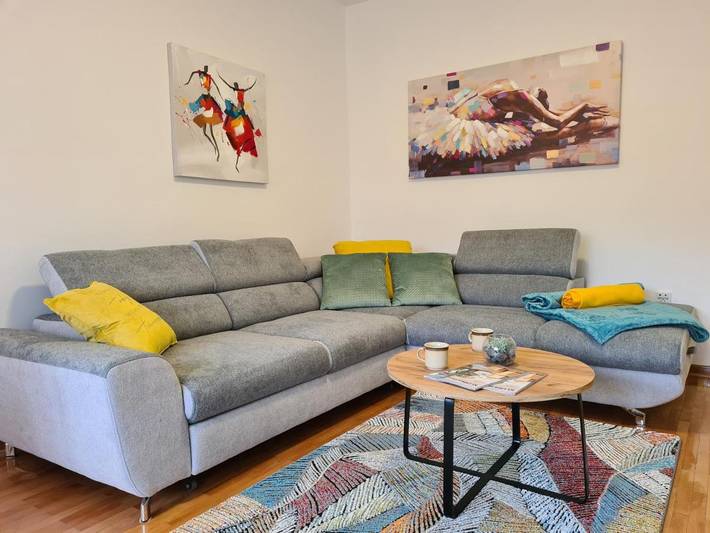 Appartement de vacances pour 4 personnes, avec vue et balcon