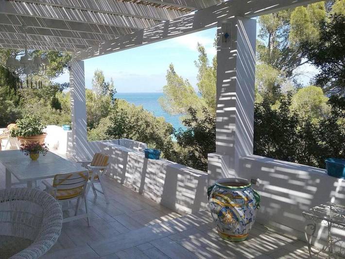 Villa per 5 persone, con Balcone e Terrazza nonché Giardino e Panorama a Gonnesa