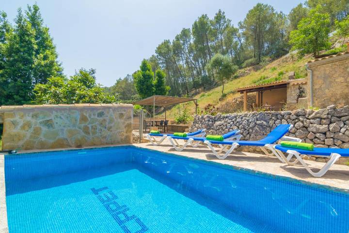 Can Capet - Ferienhaus mit privaten Pool in Andratx. Wifi gratis in Andratx, Mallorca Westen