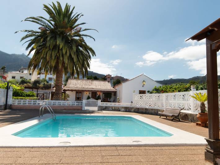 Casa vacacional para 6 personas, con Balcón además de Terraza y Jardín en Valsequillo de Gran Canaria