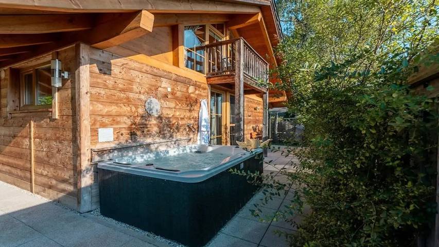 Ferienhaus für 4 Personen, mit Terrasse und Garten sowie Sauna in Ainring