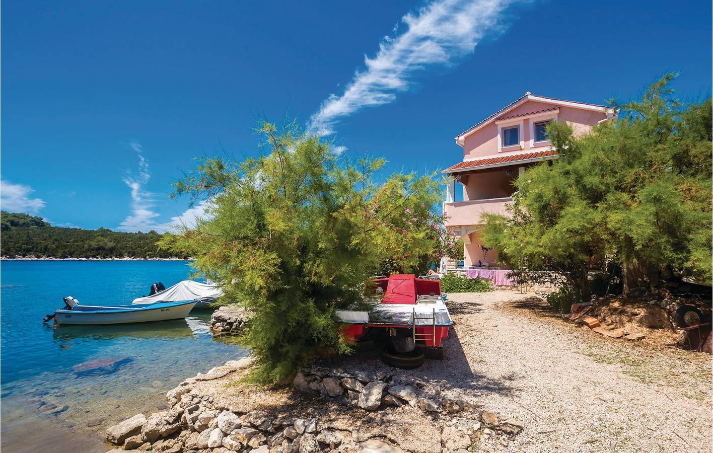 Appartamento intero, Appartamento vacanze per 3 persone con terrazza in Cherso