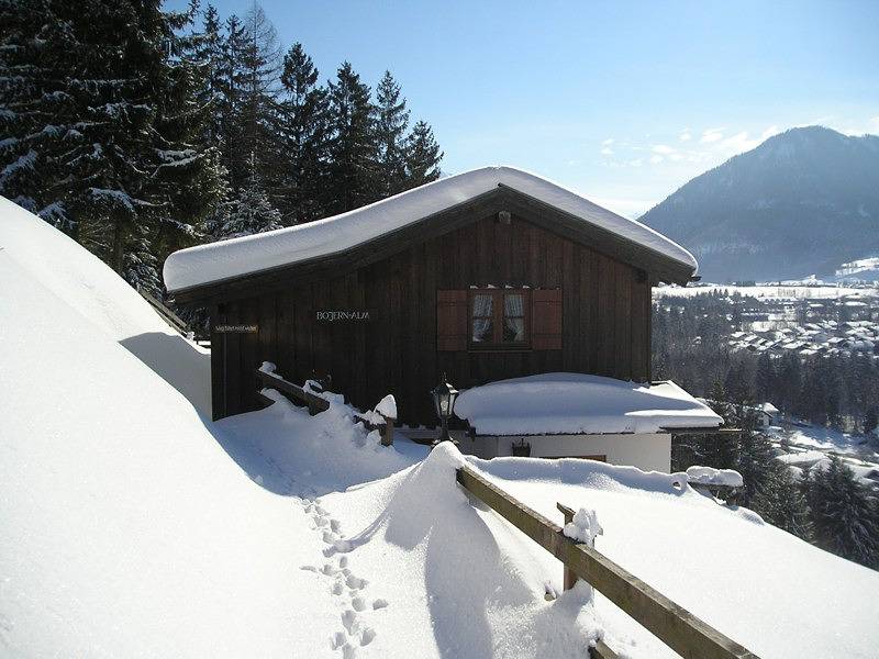 Bojernhof inkl. Chiemgaukarte - Alm2 Appartement 30qm, Balkon, Kochni., 1 Wohnschlafzimmer, Wlan, max 2 Pers. in Ruhpolding, Bayerische Alpen