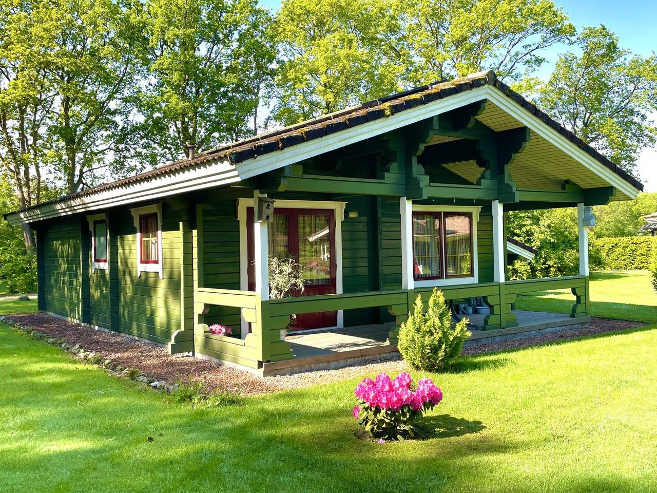 Schöner finnischer Bungalow für 6 Personen in Drenthe. in Drenthe