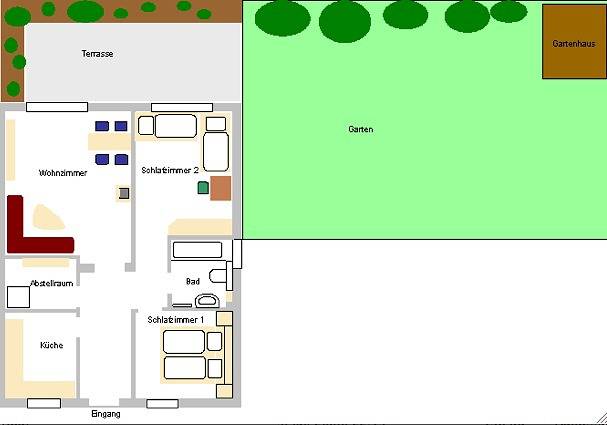Ferienwohnung für 4 Personen, mit Terrasse und Garten in Burg auf Fehmarn - 4