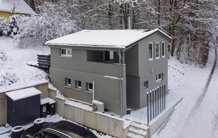 Ferienhaus für 6 Personen, mit Terrasse und Garten sowie Sauna und Ausblick in der Region Nordhausen