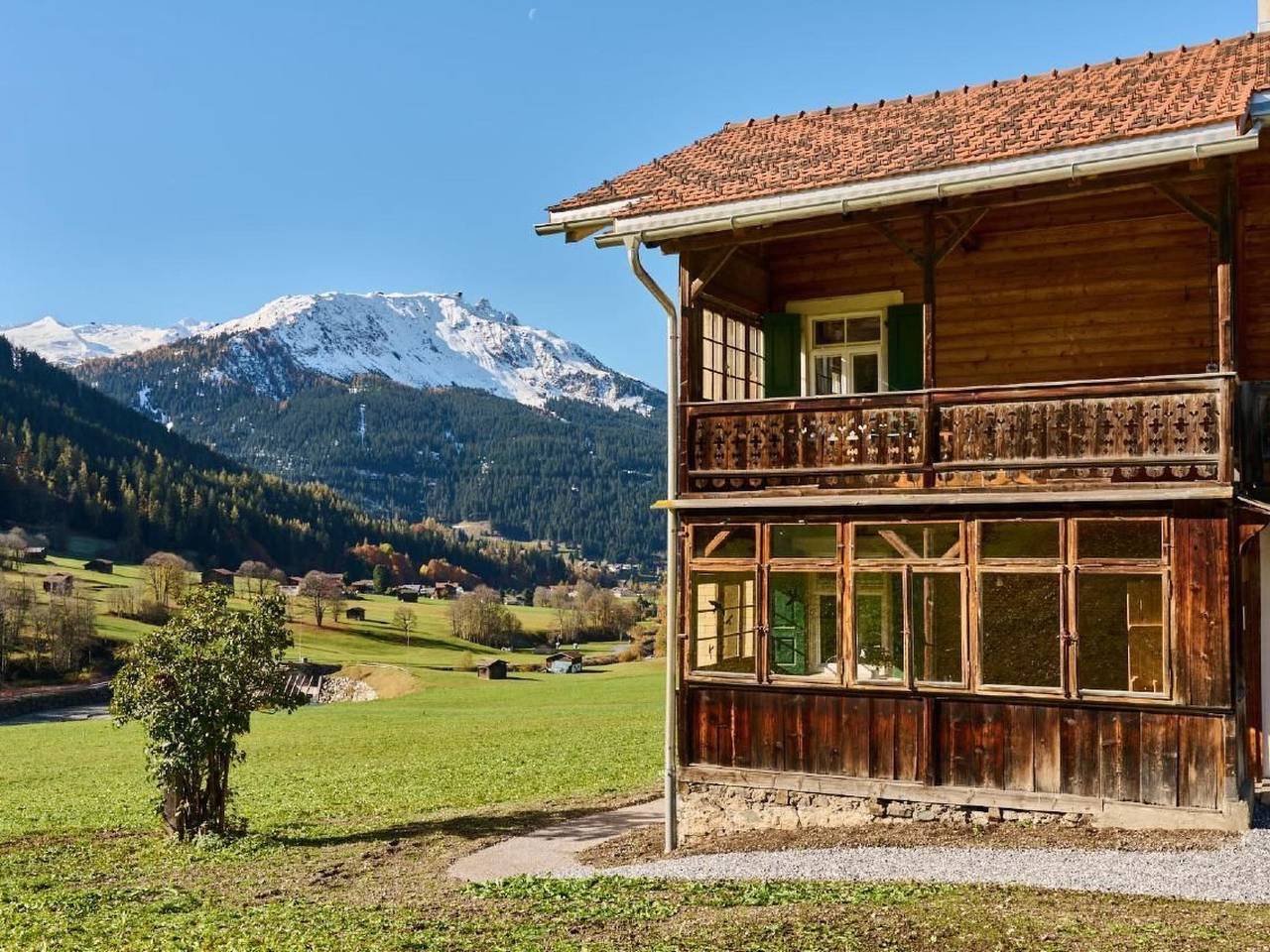 Haus Im Boden - Stiftung Ferien im Baudenkmal in Klosters-Serneus, Davos Prättigau
