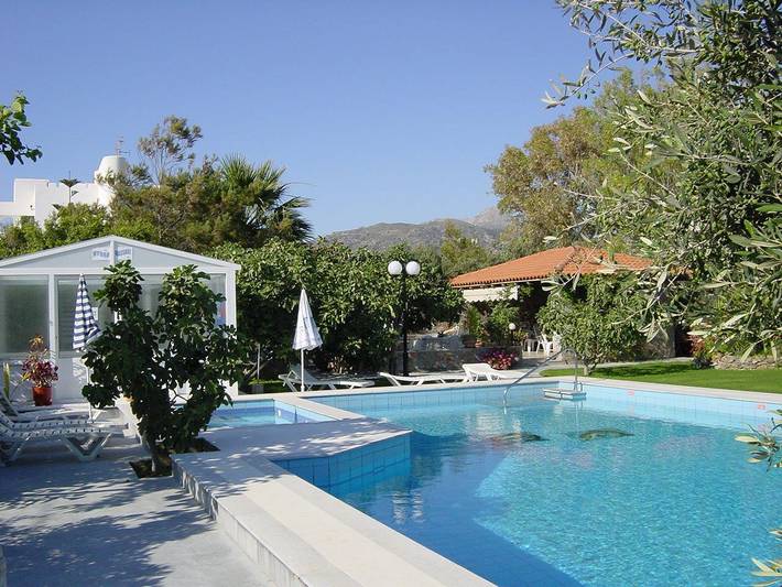 Holiday rental for 2 people, with Ocean view and Balcony/Terrace as well as Garden and View in Crete