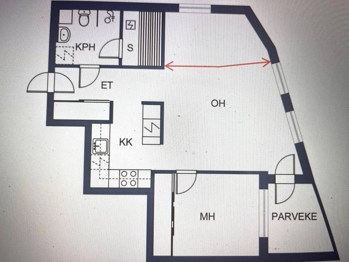 Ganze Wohnung, Two-Bedroom Apartment in Helsinki, Uusimaa