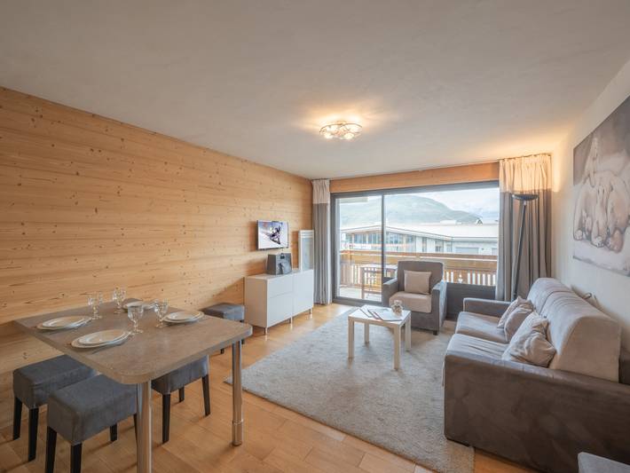 Chalet pour 4 personnes, avec balcon à Huez - 3