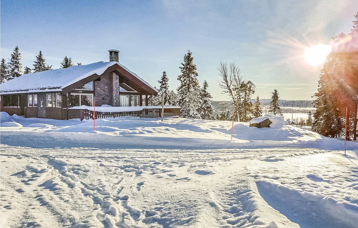 Ferienhaus für 10 Personen mit Terrasse in Sjusjoen, Ringsaker