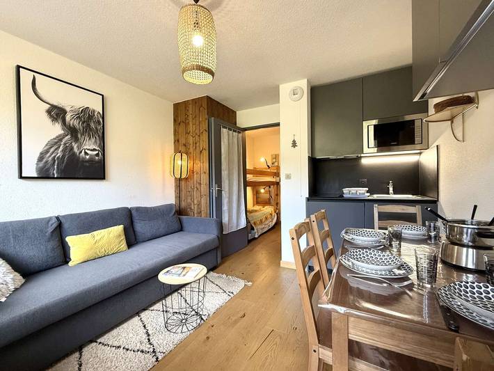 Gîte pour 4 personnes, avec balcon à Cohennoz - 3