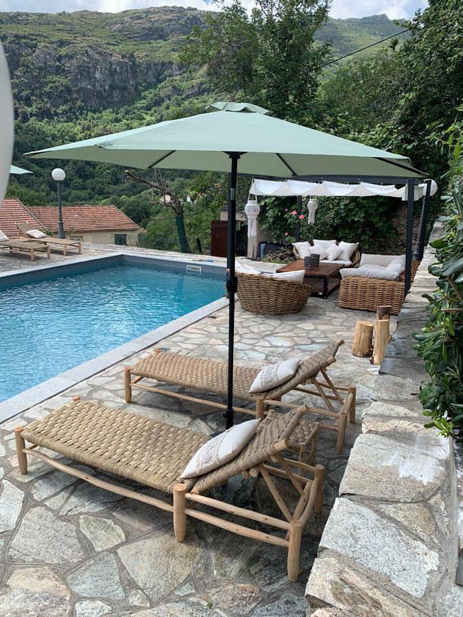 Location de vacances pour 4 personnes, avec piscine et vue ainsi que jardin et terrasse à Santo-Pietro-di-Tenda - 4